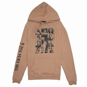 Taylor Swift Eras Tour Hoodie Taupe / Tan size XL